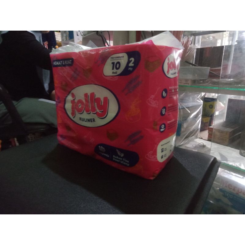 TISU JOLLY GULUNG CORELES ISI 10 gulung/PACK