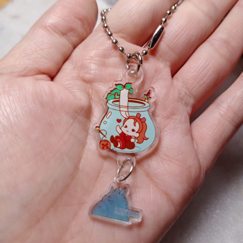 Ariety charm ganci akrilik keychain gantungan kunci Arrietty the Borrower / Arrietty the Borrower Gh