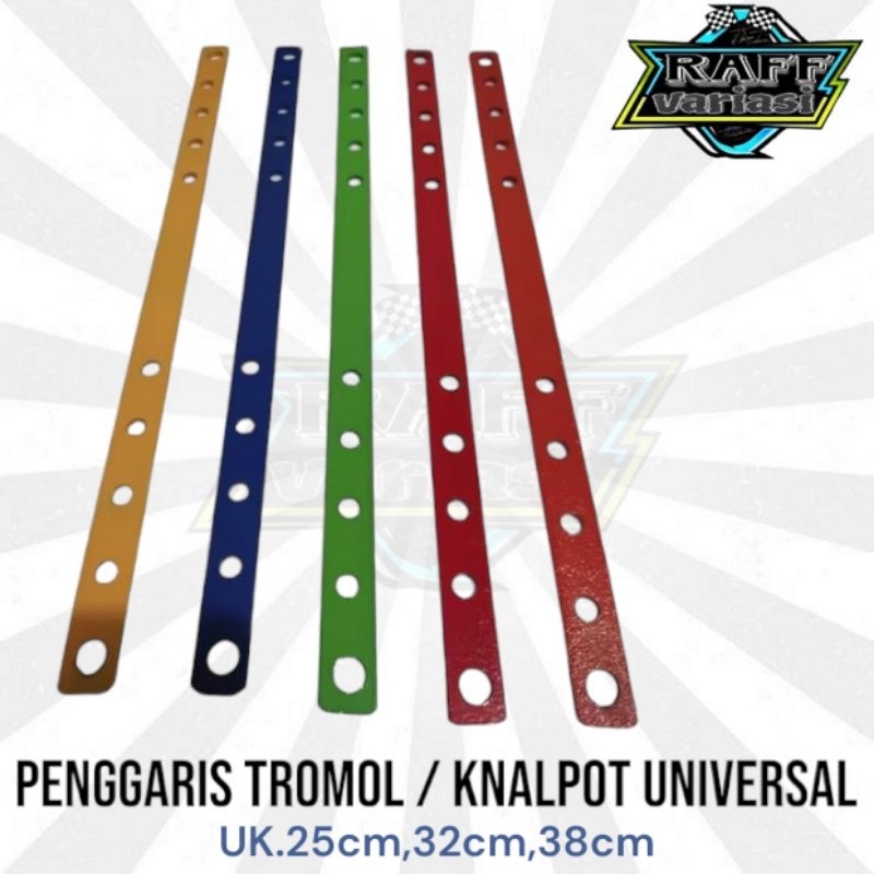 Penggaris Knalpot CNC Penggaris Rem Tromol Belakang Bracket pangkon Knalpot