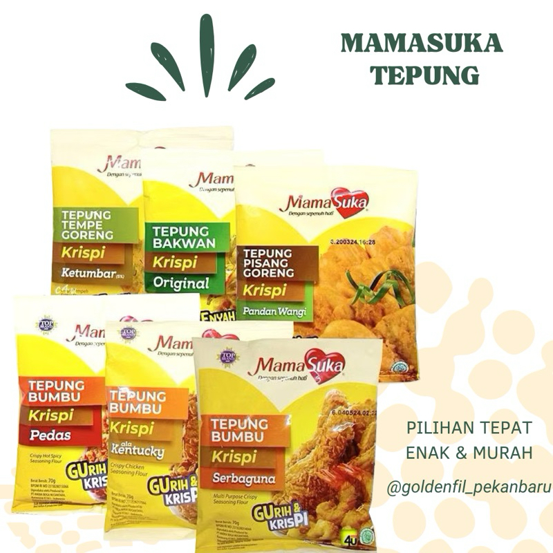 

Aneka tepung krispi Mamasuka