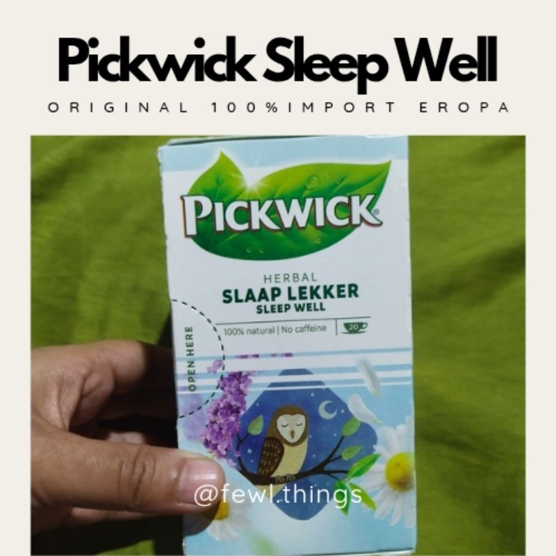 

Pickwick Tea herbal sleep 40g slaap lekker