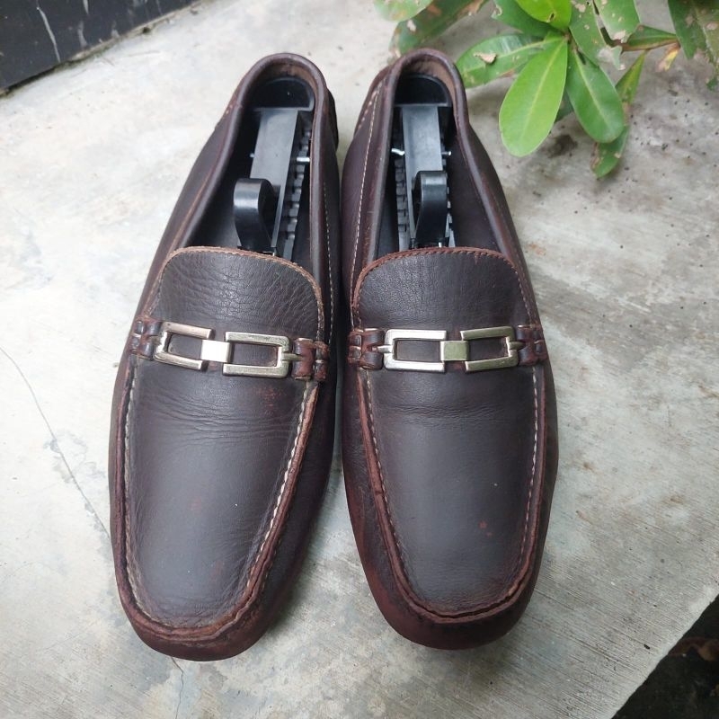 sepatu loafer second merk hawkins sport size 36(23cm)