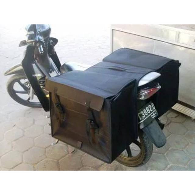 Tas Pos Obrok Kurir Sales Anti Air Tas Motor Tas Rengkek Tas Kargo Aries Jaya - Besar ( Jumbo )