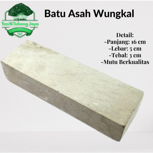 Batu Asah (Wungkal) Alam Asli Super Halus Ukuran 16x5x3cm - Batu Gosok Asahan - Batu Alam AsliMurah
