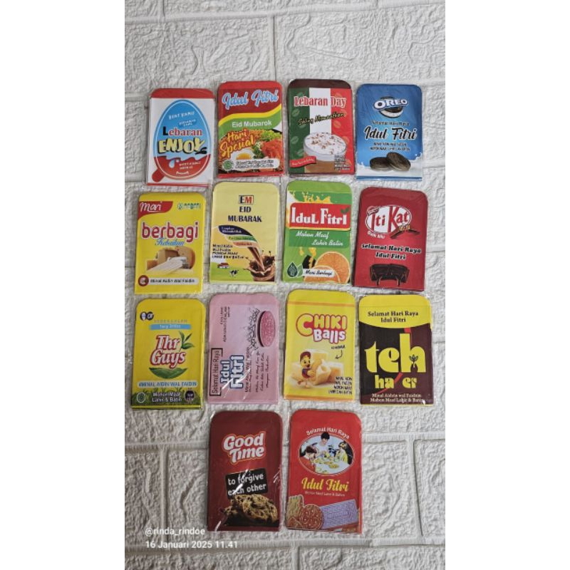 

Amplop Lebaran Mini / Amplop Motif Snack / Amplop 1 Pack isi 10 pcs