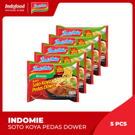 

5 Pcs - Indomie Rasa Soto Koya Pedas Dower / New Viral