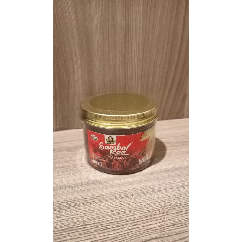 

Sambal Roa pidis Manja CAMUJO kemasan Jar 250gr