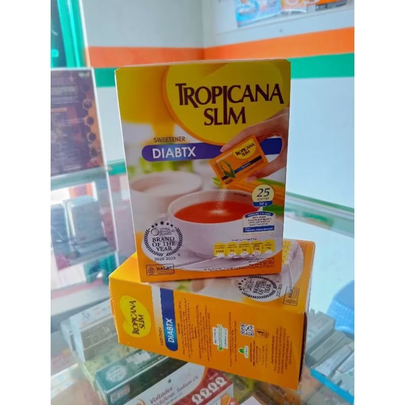 

TROPICANA SLIM DIABTX ISI@25 SASHET SWEETENER