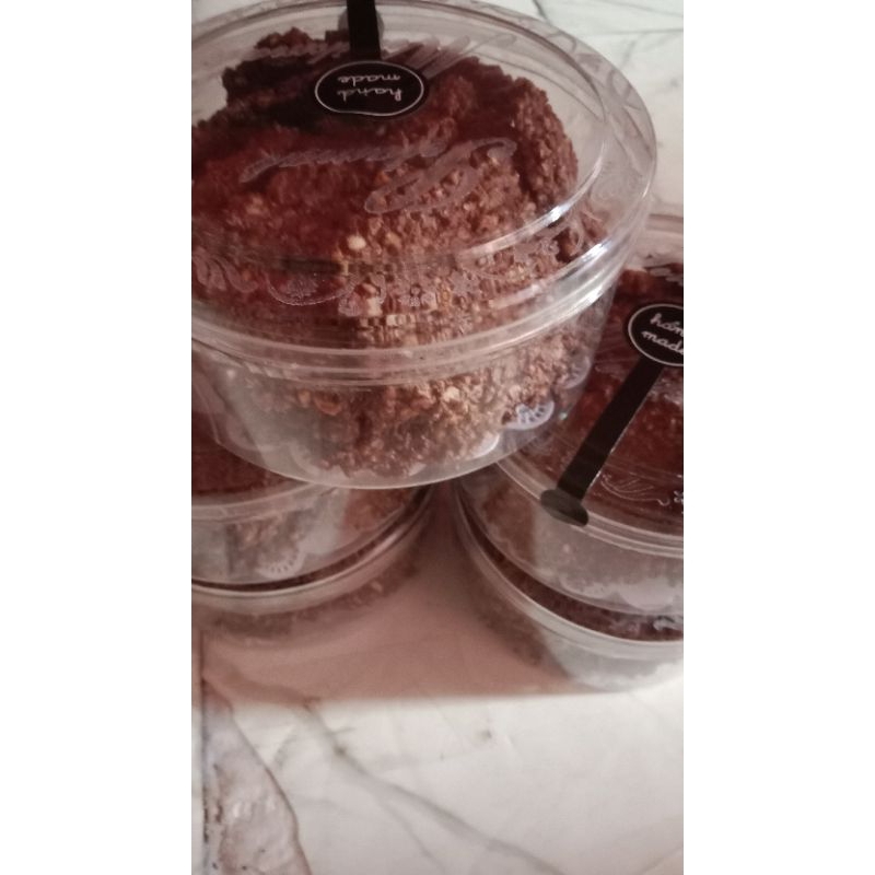 

cookies kacang coklat