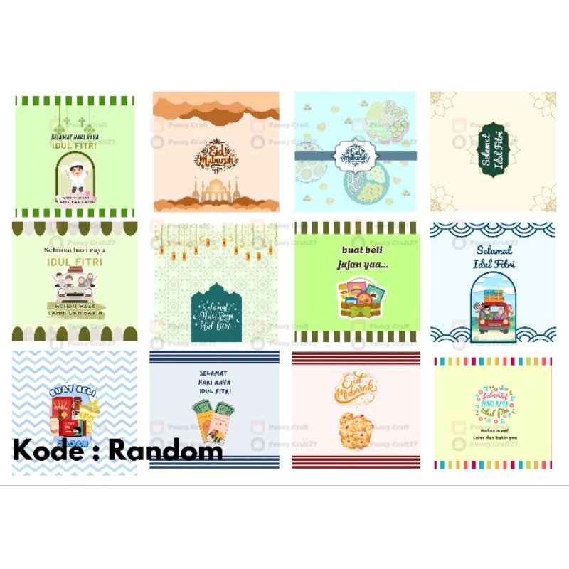 

ISI 50 PCS Amplop Permen Lebaran termurah
