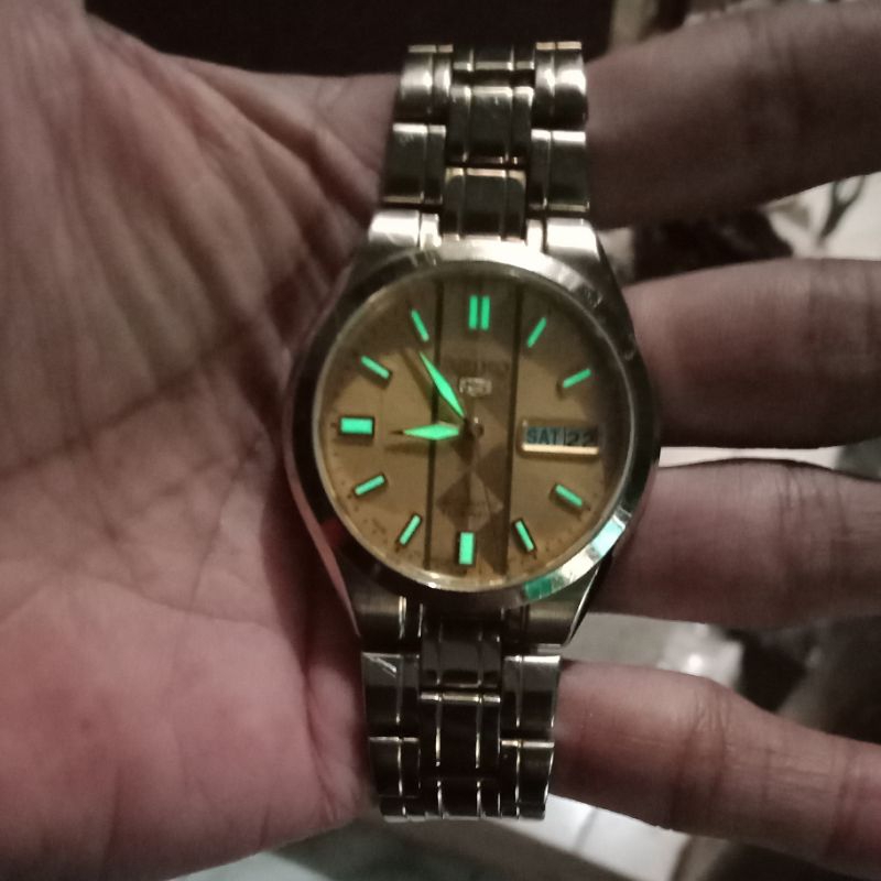 jam tangan Seiko gold 7S26B tranparan original
