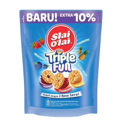 

SLAI O`LAI TRIPLE FUN DENGAN 3 RASA 72 + 8 GR 8996001307090