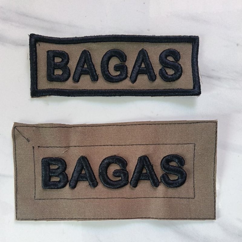 PREMIUM | Request Bordir 3d Nama Pol PP, Dada nama Pol PP bordir