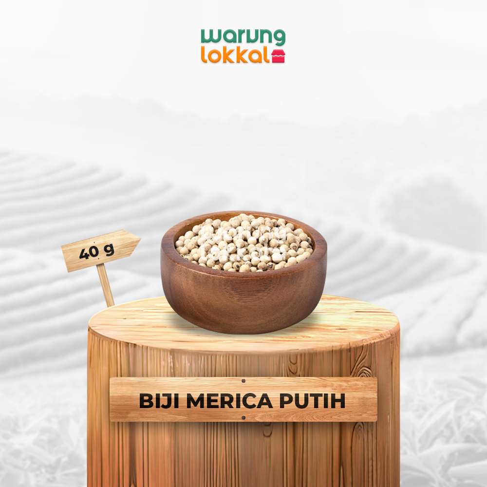 

Biji Merica Putih 40g - Warung Lokkal