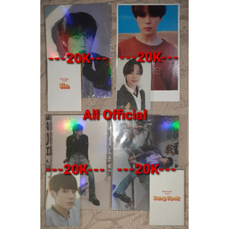 OFFICIAL POSTER POSTCARD CAHOL BTS