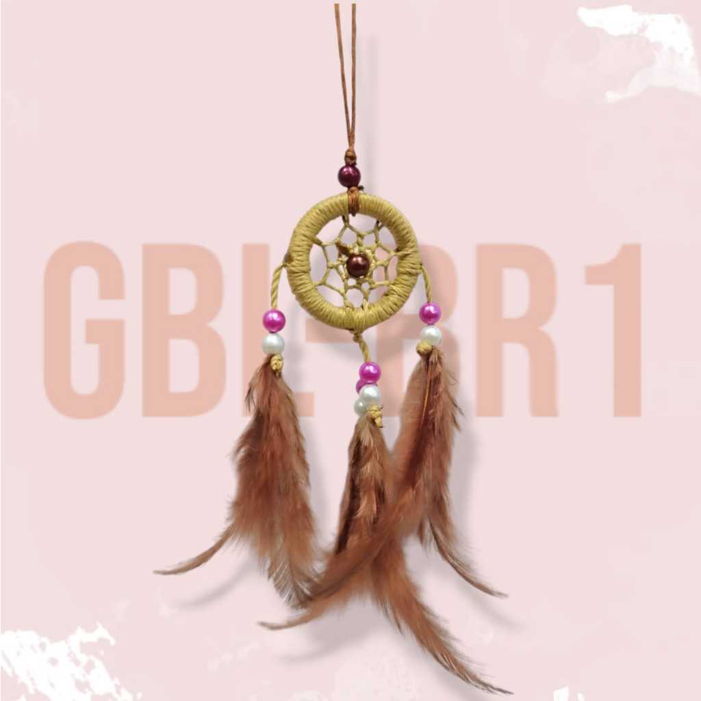 Gantungan HP Dreamcatcher - Aksesori HP unik bohemian - Gantungan HP estetik - Dreamcatcher mini
