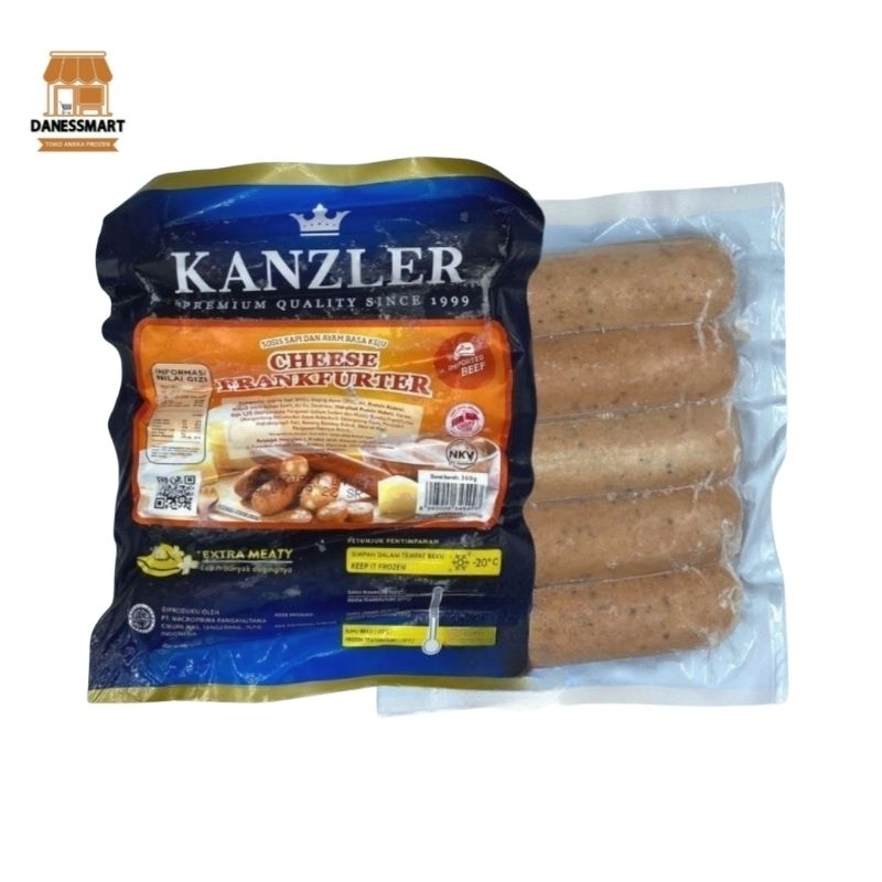 

Kanzler Sosis Keju Cheese Frankfurter 360gr