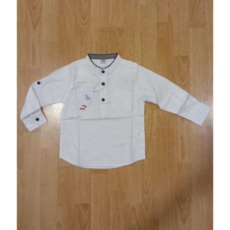 M231_Kemeja Panjang Anak Putih