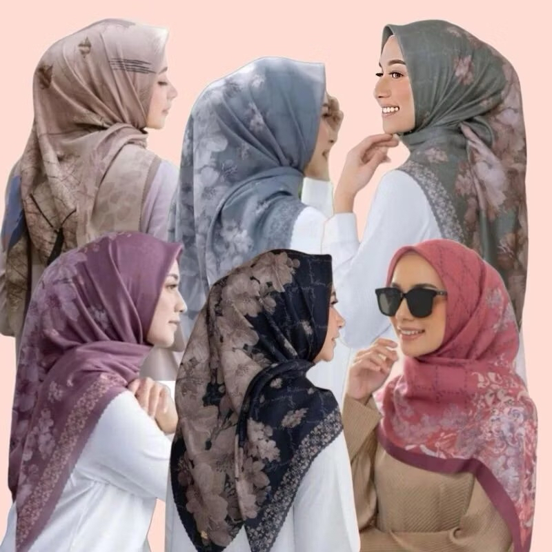 Hijab Motif Voal Jilbab Motif Voal Oskara Azahra