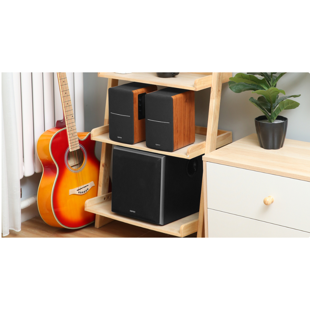 Edifier R1280DBs Active Bluetooth Bookshelf Speakers - Speakers Active Blueotooth Edifier R1280DBs