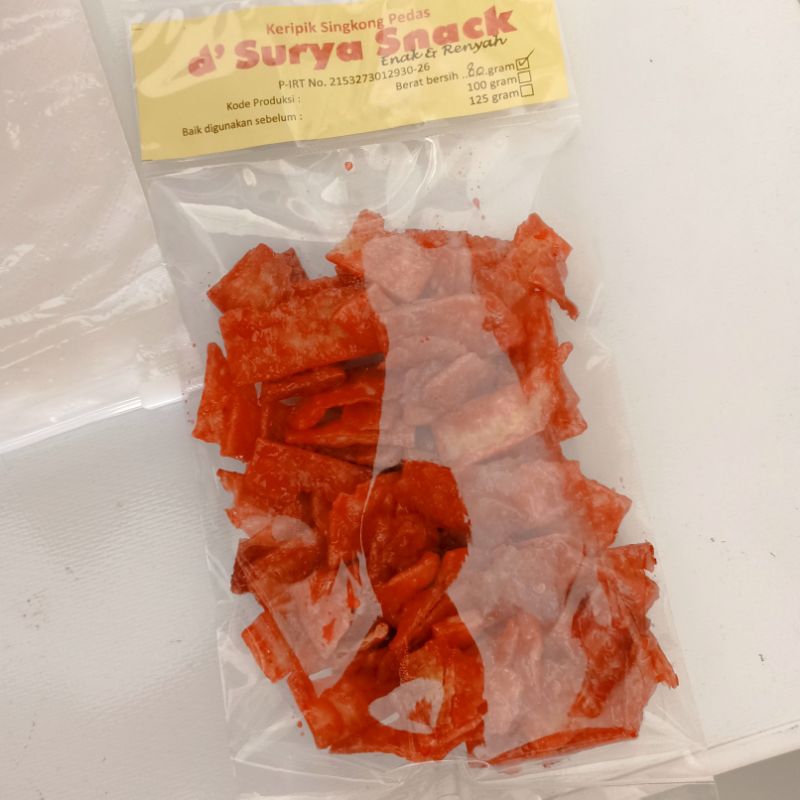 

keripik singkong pedas jadul