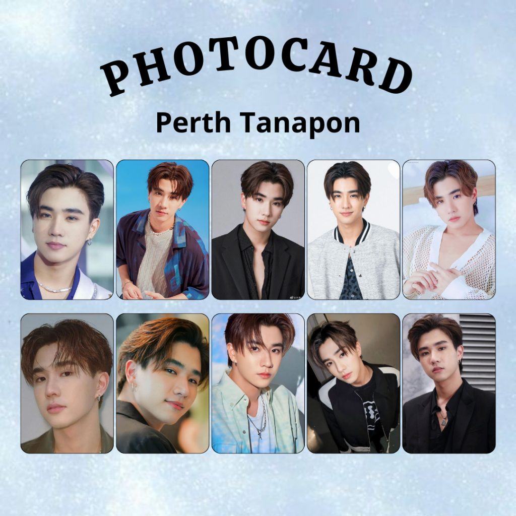 [25 PCS] Photocard Perth Tanapon Aktor Thailand Selca Aktor/Aktris Gmmtv ThaiBL Thaigl