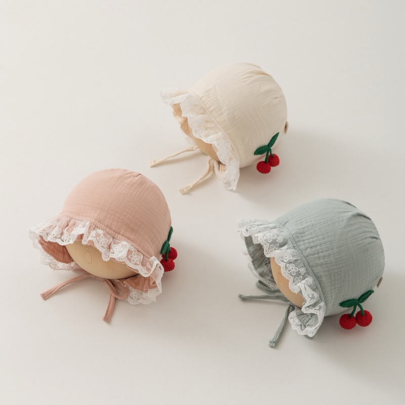 PAULANDPHOEBE - E71 Baby Bonnet Hat | Bonnet Hat Bayi Perempuan