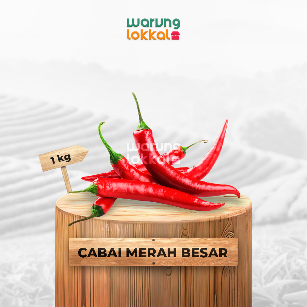 

Cabai Merah Besar 1kg - Warung Lokkal