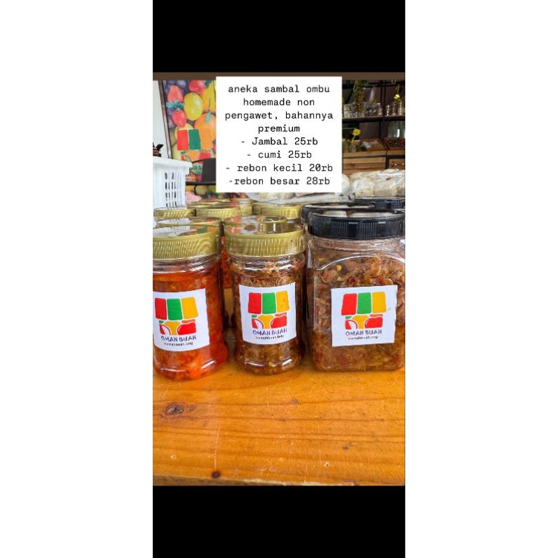 

aneka sambal homemade