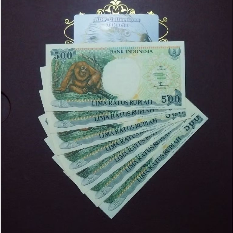 Uang kuno 500 rupiah otan 1992/1992