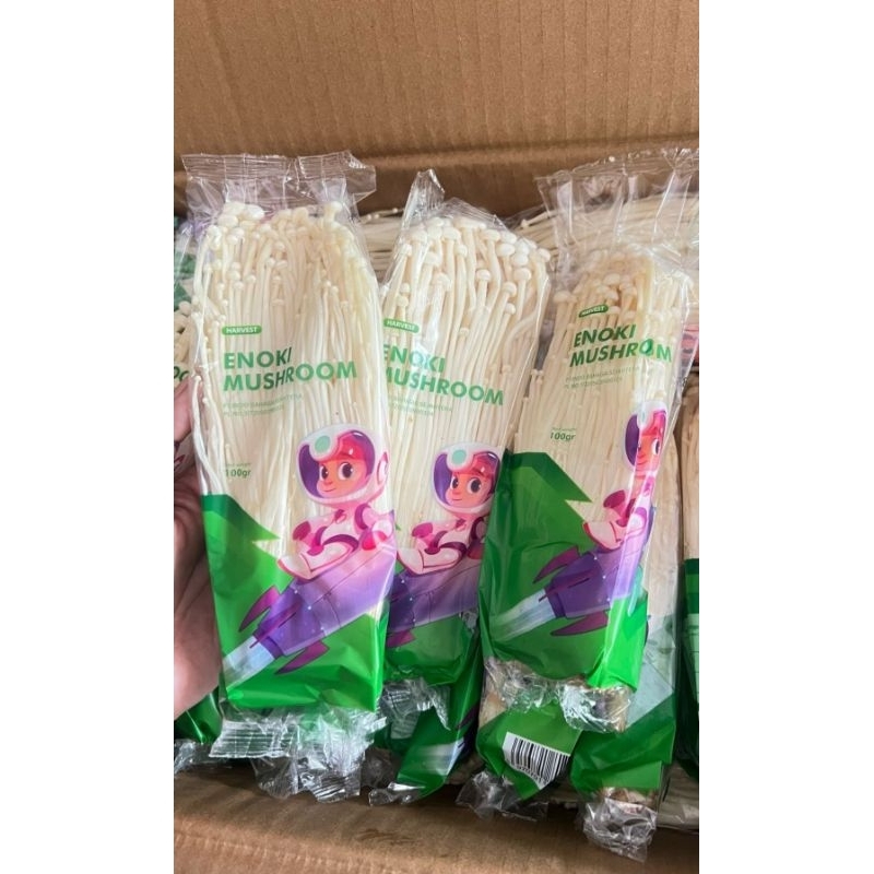 

Jamur enoki 10k dapat 4 bungkus