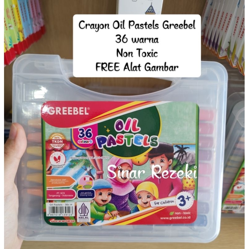 

36 warna!!Crayon oil pastels Greebel/crayon oil pastel