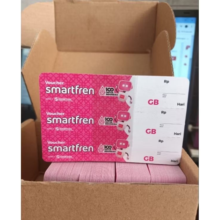 Voucher Kosong Smartfren Bahan Inject Nasional (Harga/SN)