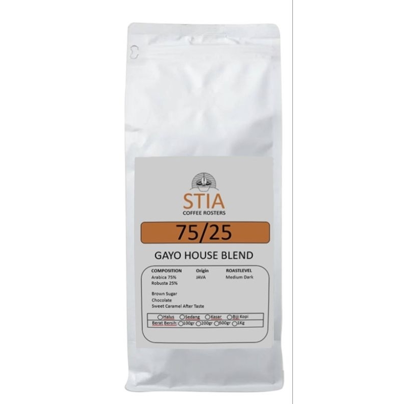 

STIA BIJI KOPI 100% ARABICA ROBUSTA LAMPUNG 500GR Commercial Espresso Based