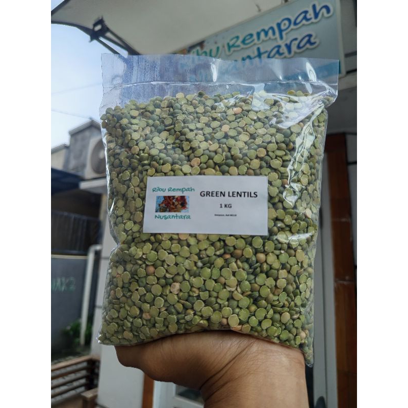 

1kg Green Split Peas / Lentil Hijau