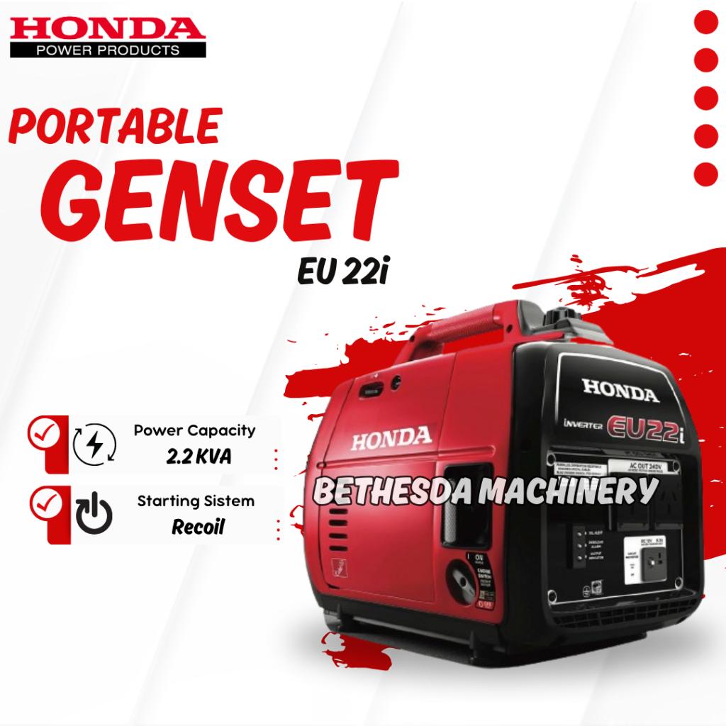 Genset Honda 1.7Kw EU 22i