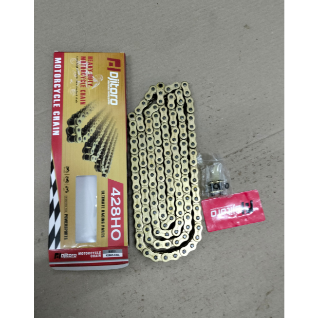 DJITORO Rantai O-RING 428 140H