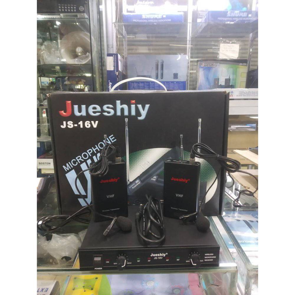 MIC WIRELESS JUESHIY JS-16V CLIP ON ( mic jepit ) mik karaoke