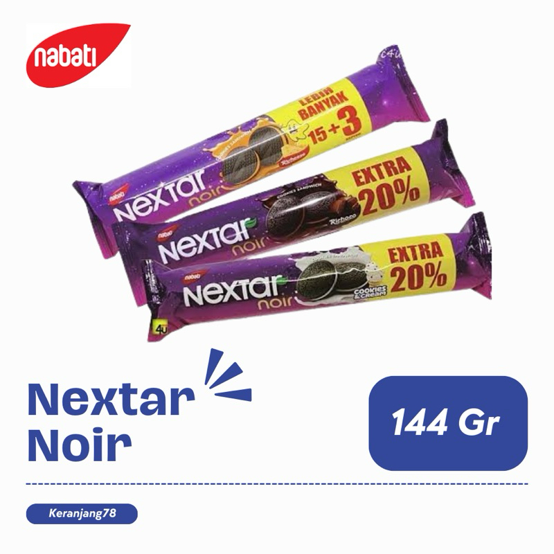 

Nextar Noir 144 gr Biskuit Chocolate