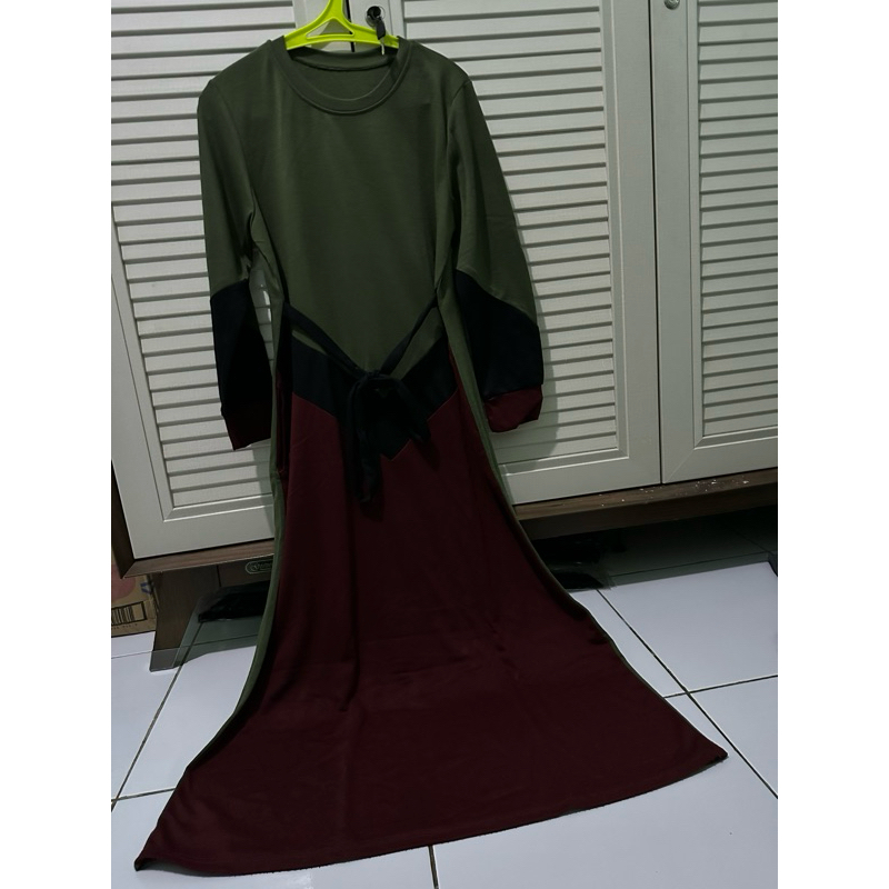 baju gamis 2 warna