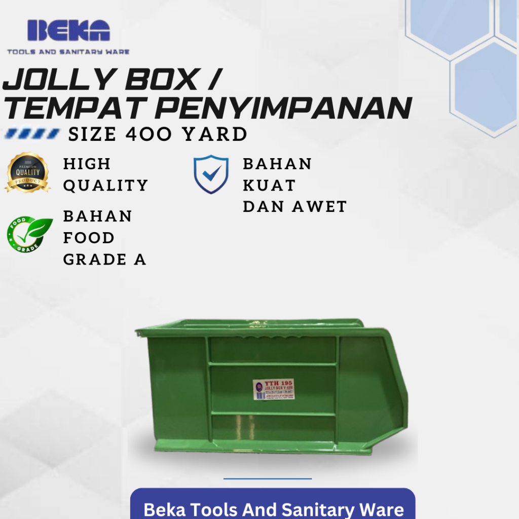 Jolly Box 400 /Keranjang Susun / Keranjang Sparepart / Perkakas Rumah
