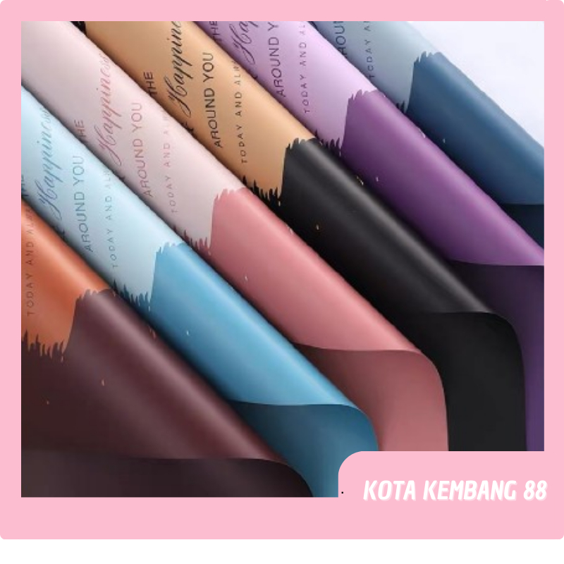 

Flower Wrapping Paper BiColor Cellophane Kertas Buket Bunga Dua Warna Flower Cellophane KB047