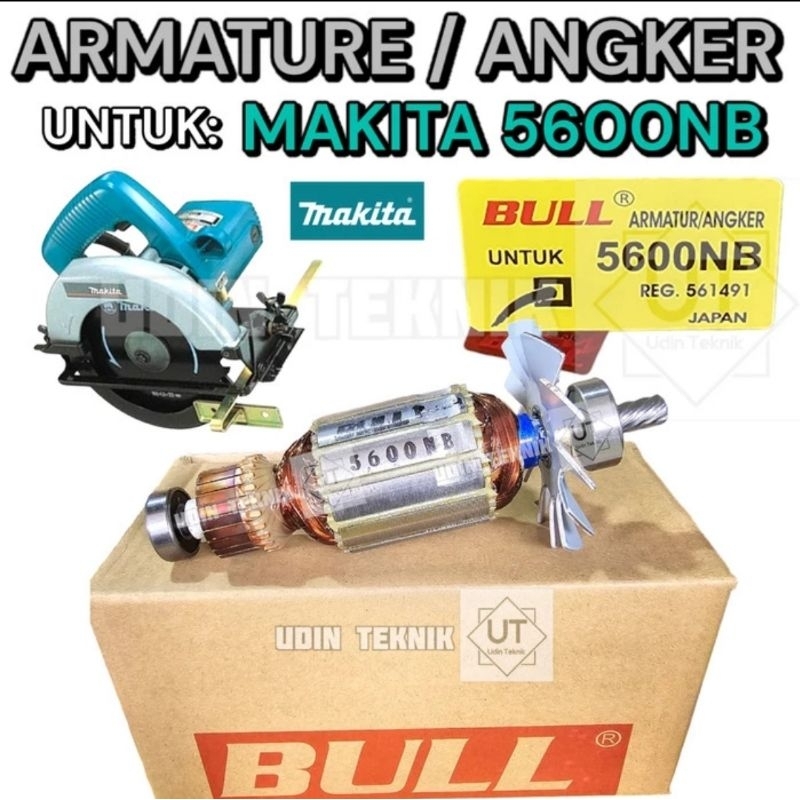 ARMATURE MAKITA 5600 NB ANGKER CIRCULAR SAW MAKITA 5600NB BULL ARMACUR 5600 NB