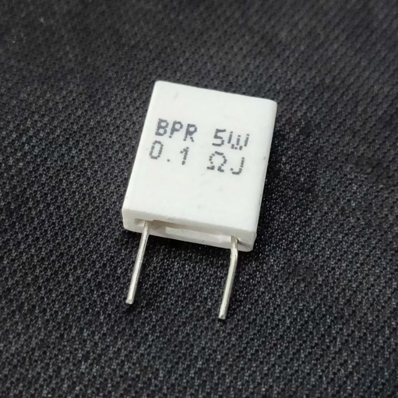 Resistor Nobel 5 Watt 0,1 Resistor 5 Watt Nobel 0,1 Resistor 5 watt Gepeng 0,1