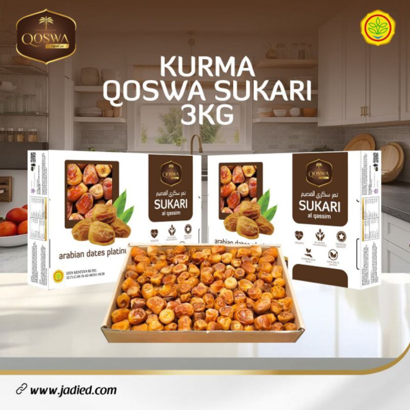 

kurma Sukari Qoswa 3kg premium