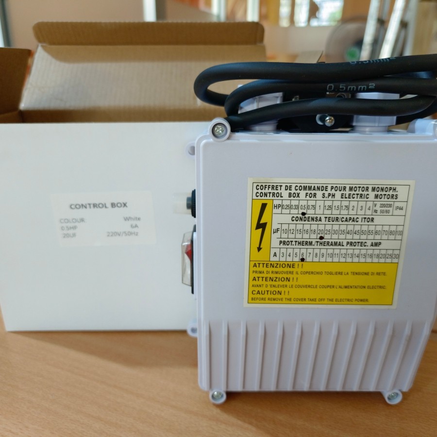 Control Panel Kontrol Box Satelit Submersible Pump 0.5 HP