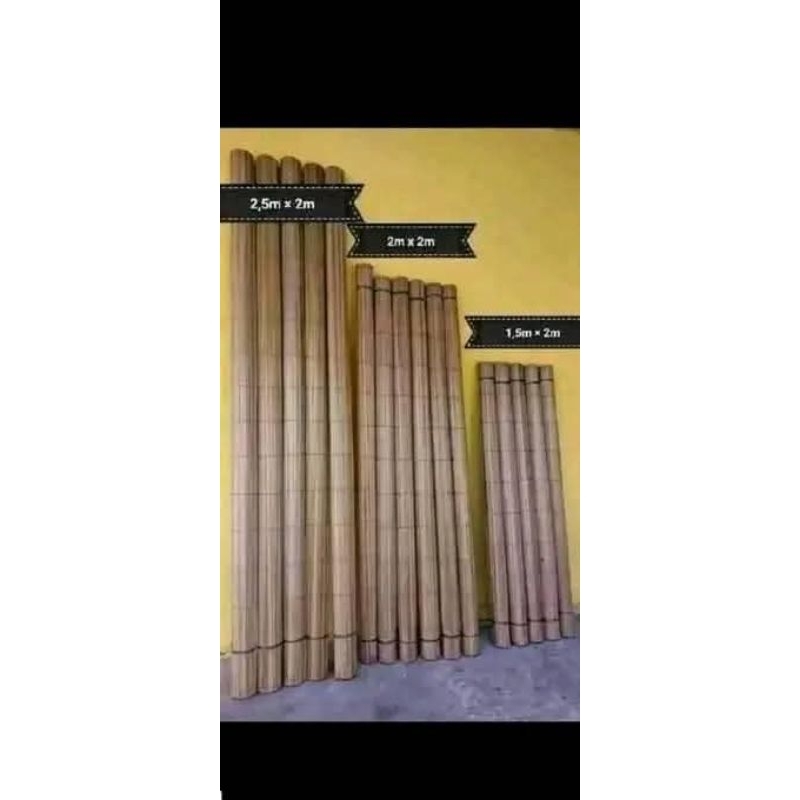 tirai,rotan,buat, aleng2, panas