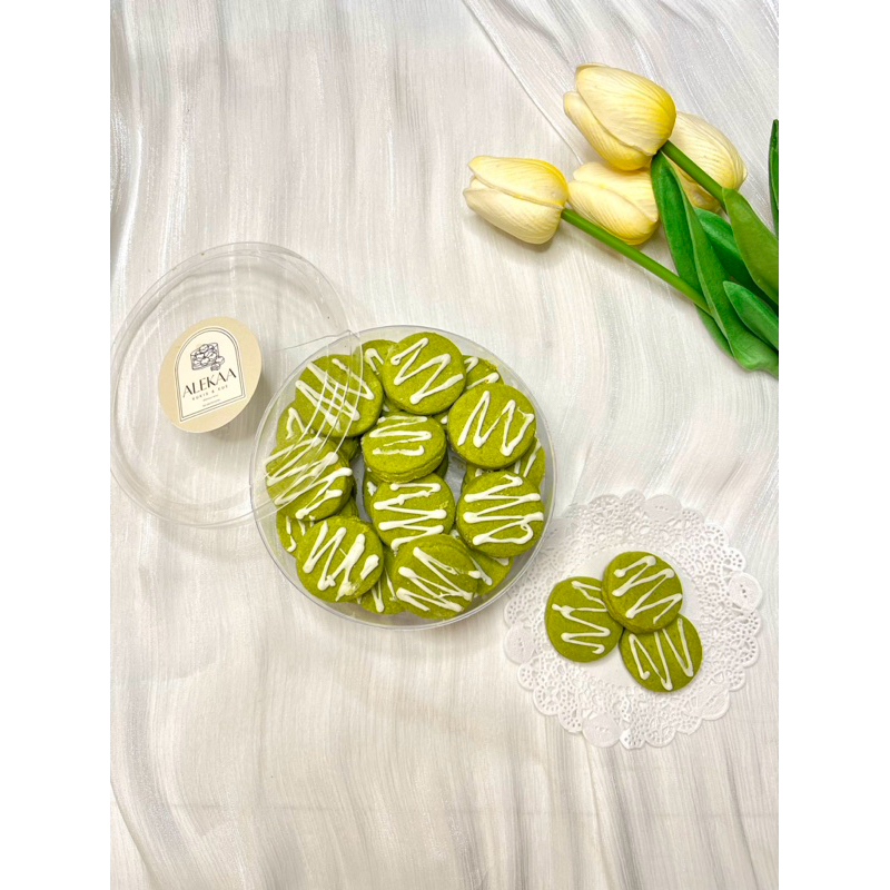 

Chocolatos matcha cookies