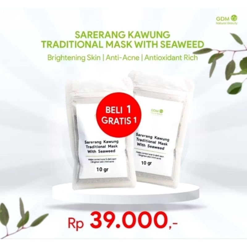 GDM natural beauty-Masker sarerang kawung