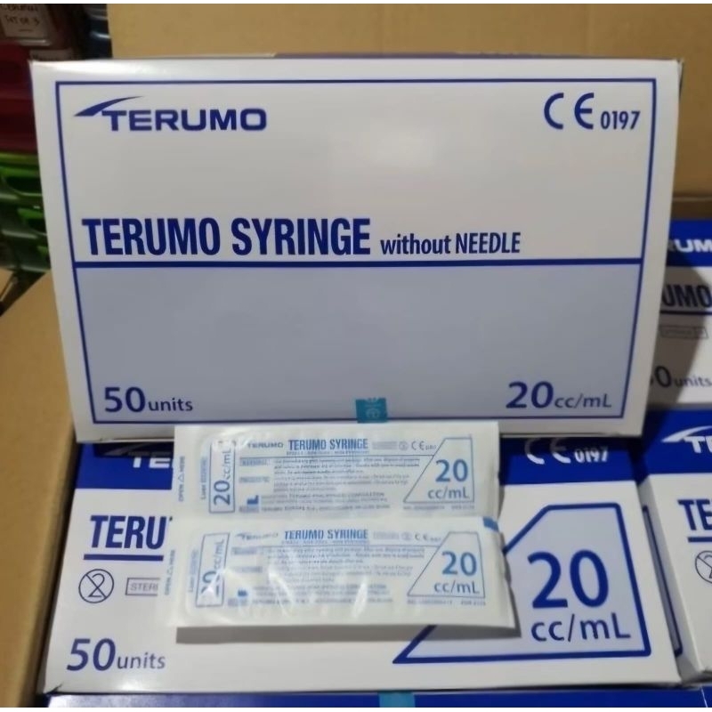 Spuit Syringe 20 cc Terumo Suntikan 20cc Lubang Pinggir 20ml 20 ml